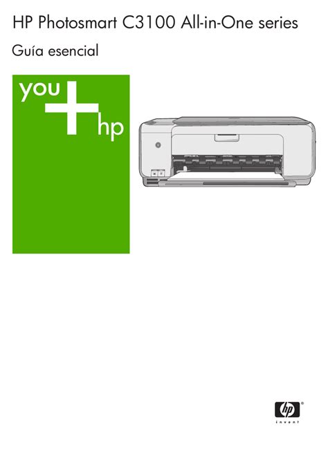 hp photosmart c3100 manual espaaol PDF