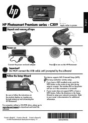 hp photosmart premium series c309 manual PDF