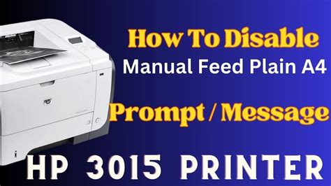 hp printer asking for manual feed PDF