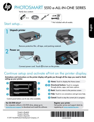 hp printer photosmart 5510 manual Epub