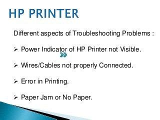 hp printer troubleshooting tips pdf PDF