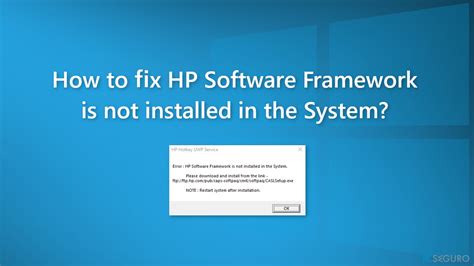 Hp Software Framework Download