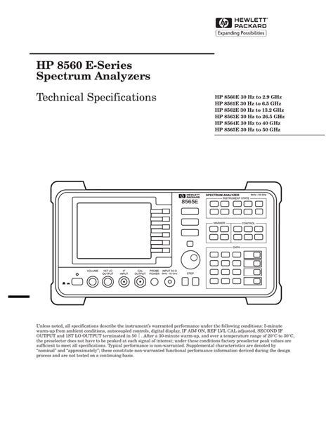 hp spectrum analyzer manual Reader
