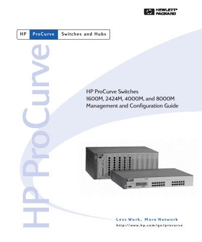 hp t5525a switches owners manual PDF