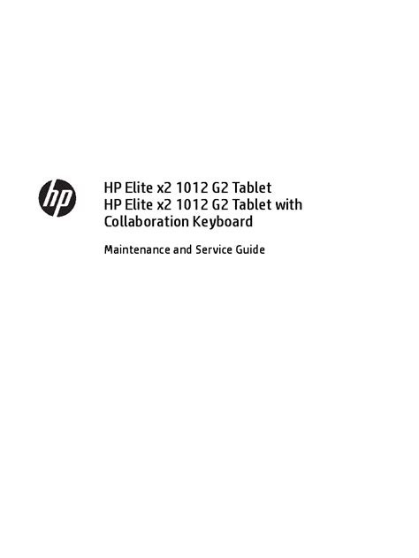 hp tx2 1012 laptops owners manual PDF