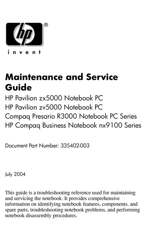 hp zx5060 laptops owners manual Epub