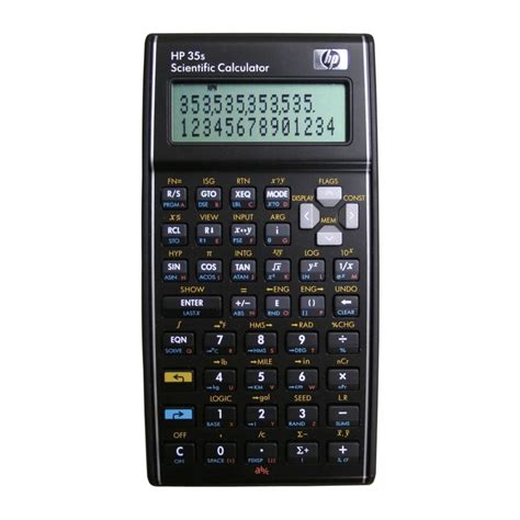 hp35s calculator manual pdf Reader