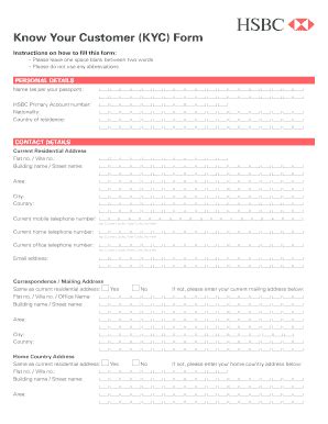 hsbc kyc