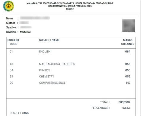 hsc board exam result Doc