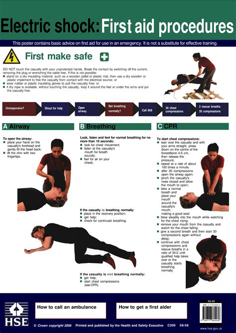 hse electric shock first aid procedures poster pdf Ebook PDF