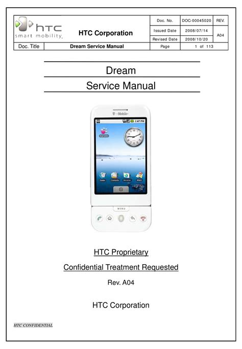htc dream service manual download Kindle Editon