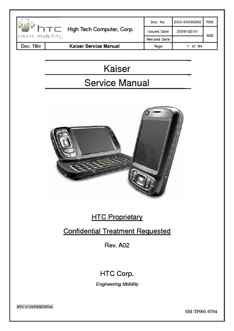 htc kaiser owners manual PDF