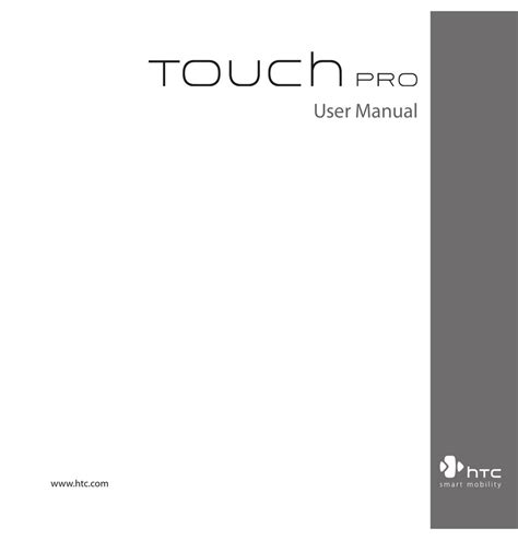 htc touch pro user guide PDF
