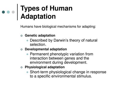 human adaptation human adaptation Doc