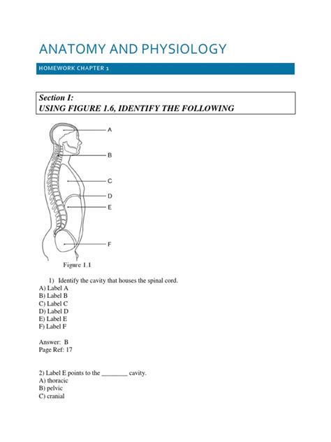 human anatomy chapter 1 test Kindle Editon