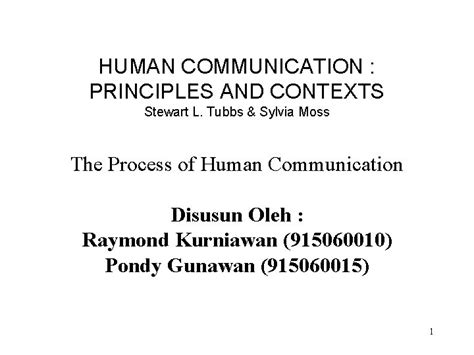 human communication principles and contexts Kindle Editon