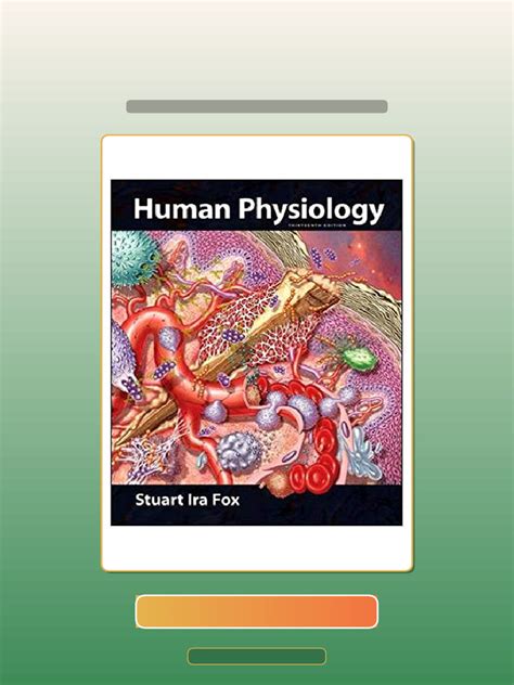 human physiology 13th edition fox Reader