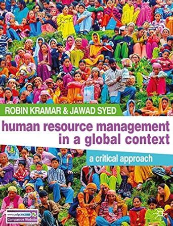 human resource management in a global context a critical approach Ebook Reader