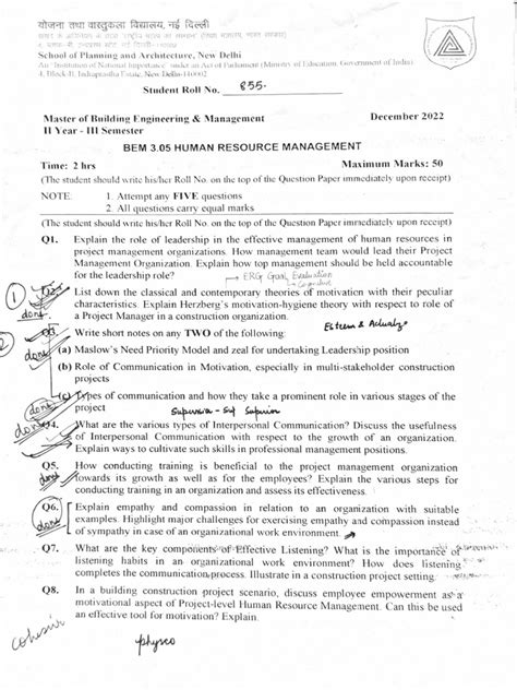 human resource management papers Reader