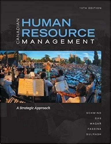 human resource management schwind Ebook Kindle Editon
