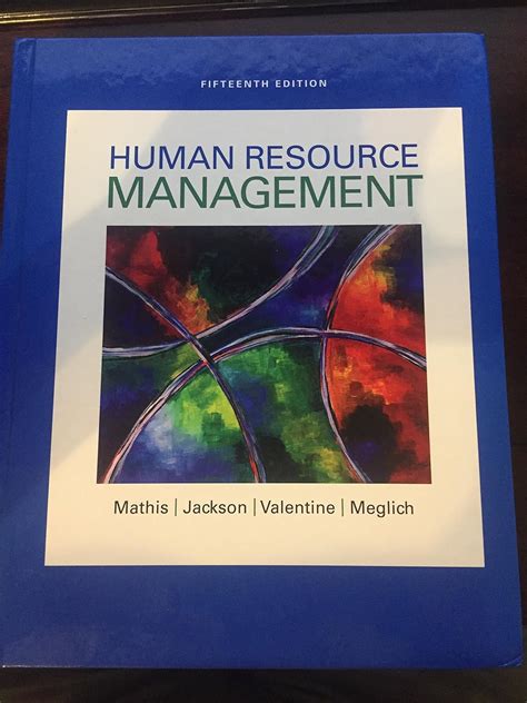 human resource management th ed ebook robert l mathis john h jackson sean r valentine Doc