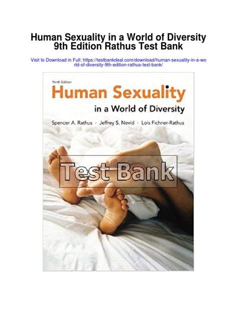 human sexuality in a world of diversity paper 9th edition Epub