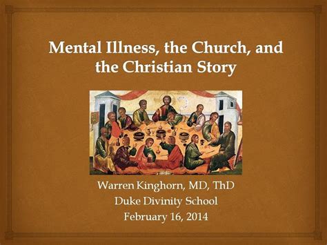 humanism v creationism mental illness in the church PDF