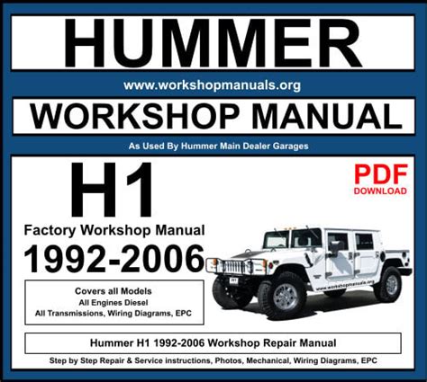 hummer h1 repair manual 77366 pdf Kindle Editon