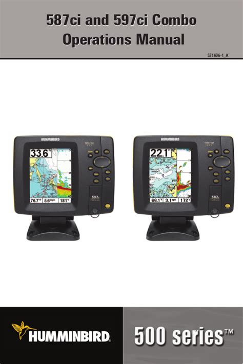 humminbird 597ci user guide PDF