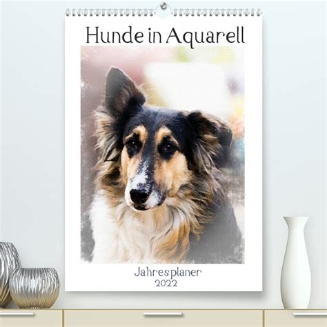 hunde aquarell hundeportraits unterschiedlichsten jahresplaner Kindle Editon