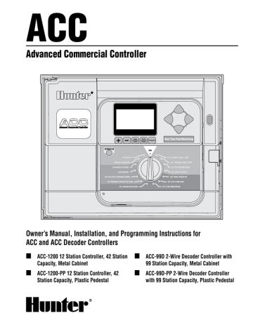 hunter acc 99d manual Kindle Editon