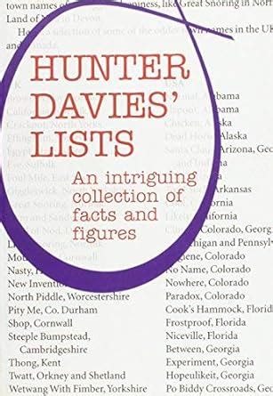 hunter davies book of lists an intriguing collection of facts and figures Doc