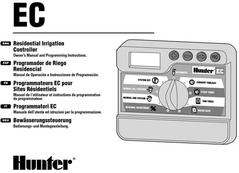 hunter ec 600 manual Epub