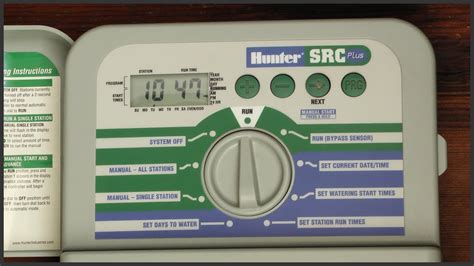 hunter src sprinkler manual Reader