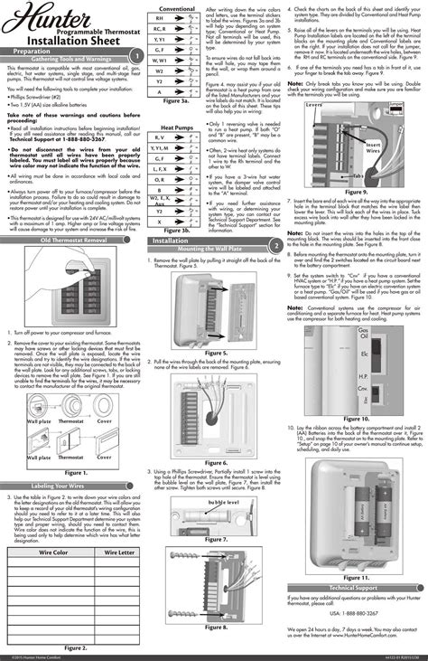 hunter thermostat 44132 manual Doc