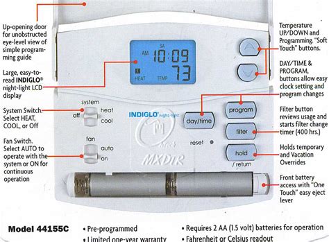 hunter thermostat model 44100a manual Kindle Editon