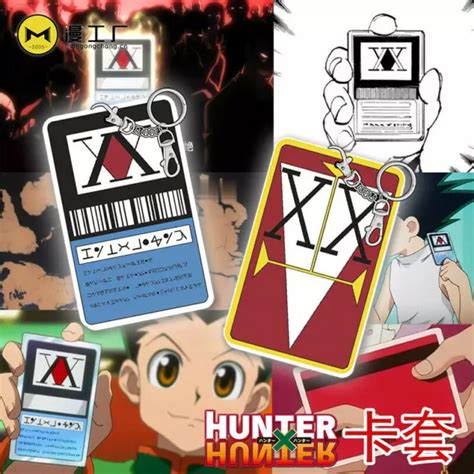 hunter x hunter license clear card holder