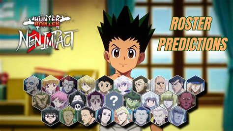 hunter x hunter nen impact roster