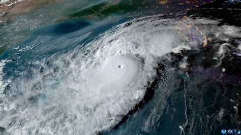 hurricane milton satellite view