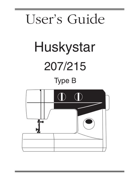 huskystar 215 user guide Kindle Editon