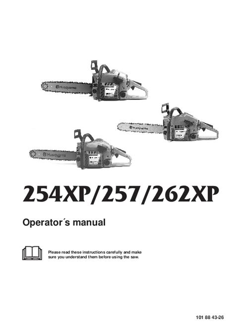 husqvarna chainsaw 257 manual Kindle Editon