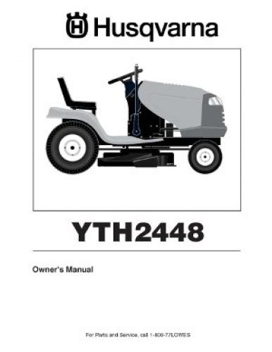 husqvarna riding mower owners manual PDF
