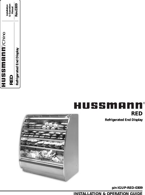 hussman coolers user guide PDF
