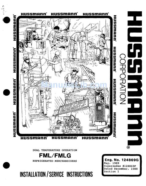 hussmann fml owners manual PDF