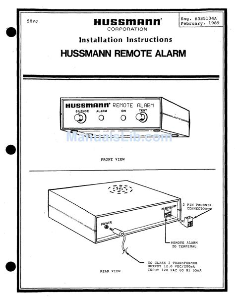 hussmann rhr hex owners manual Reader