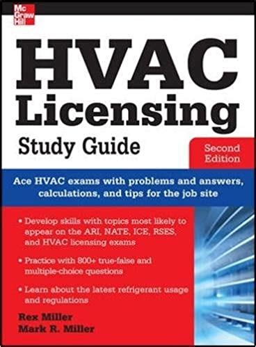 hvac licensing study guide PDF