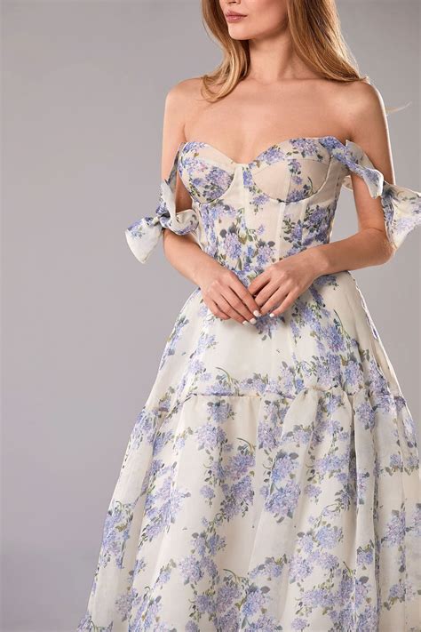 hydrangea dress