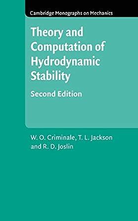 hydrodynamic stability cambridge monographs on mechanics Kindle Editon