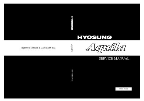 hyosung aquila 125 service manual Ebook Epub