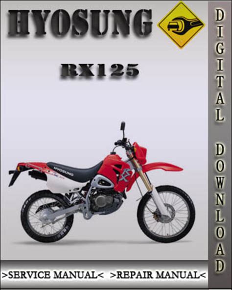 hyosung rx 125 factory service repair manual PDF